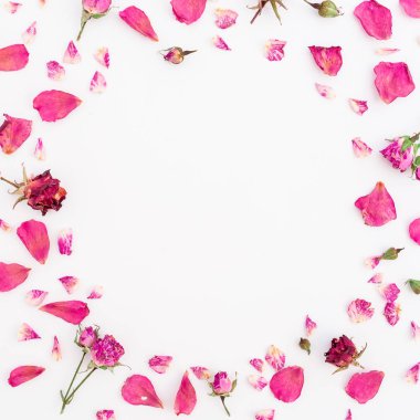 Güllü çiçekli çerçeve 