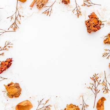 Güllü çiçekli çerçeve 