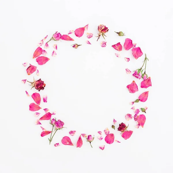 Marco floral con rosas —  Fotos de Stock