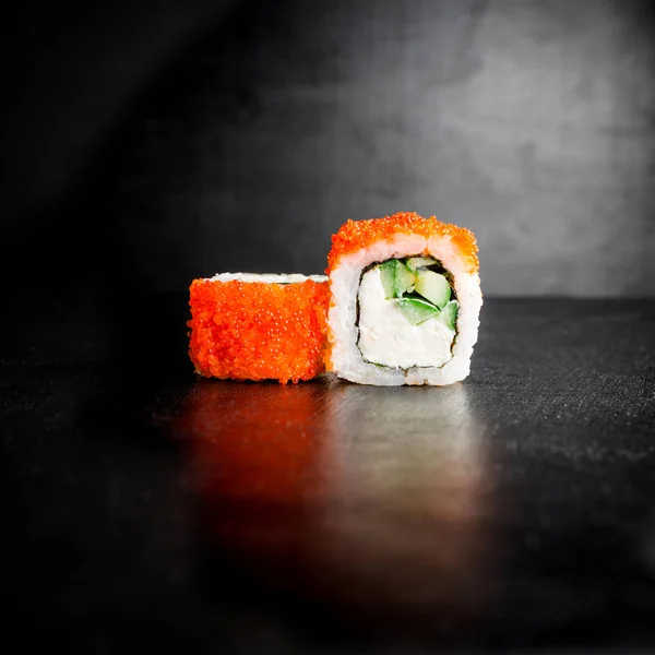 Delicious sushi rolls — Stock Photo, Image