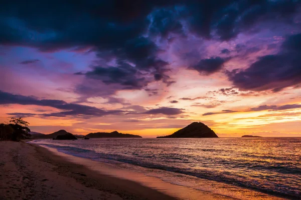 Sonnenuntergang über dem Ozean — Stockfoto