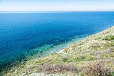 Muhteşem manzara mavi deniz