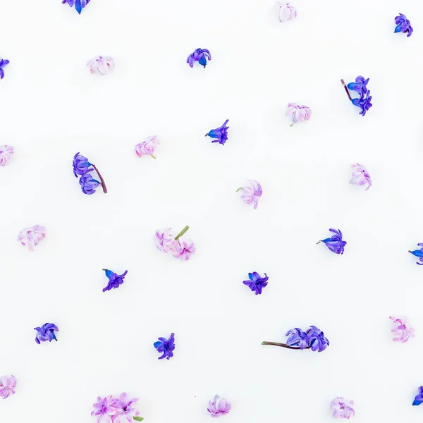 Dekorace modré květy — Stock fotografie