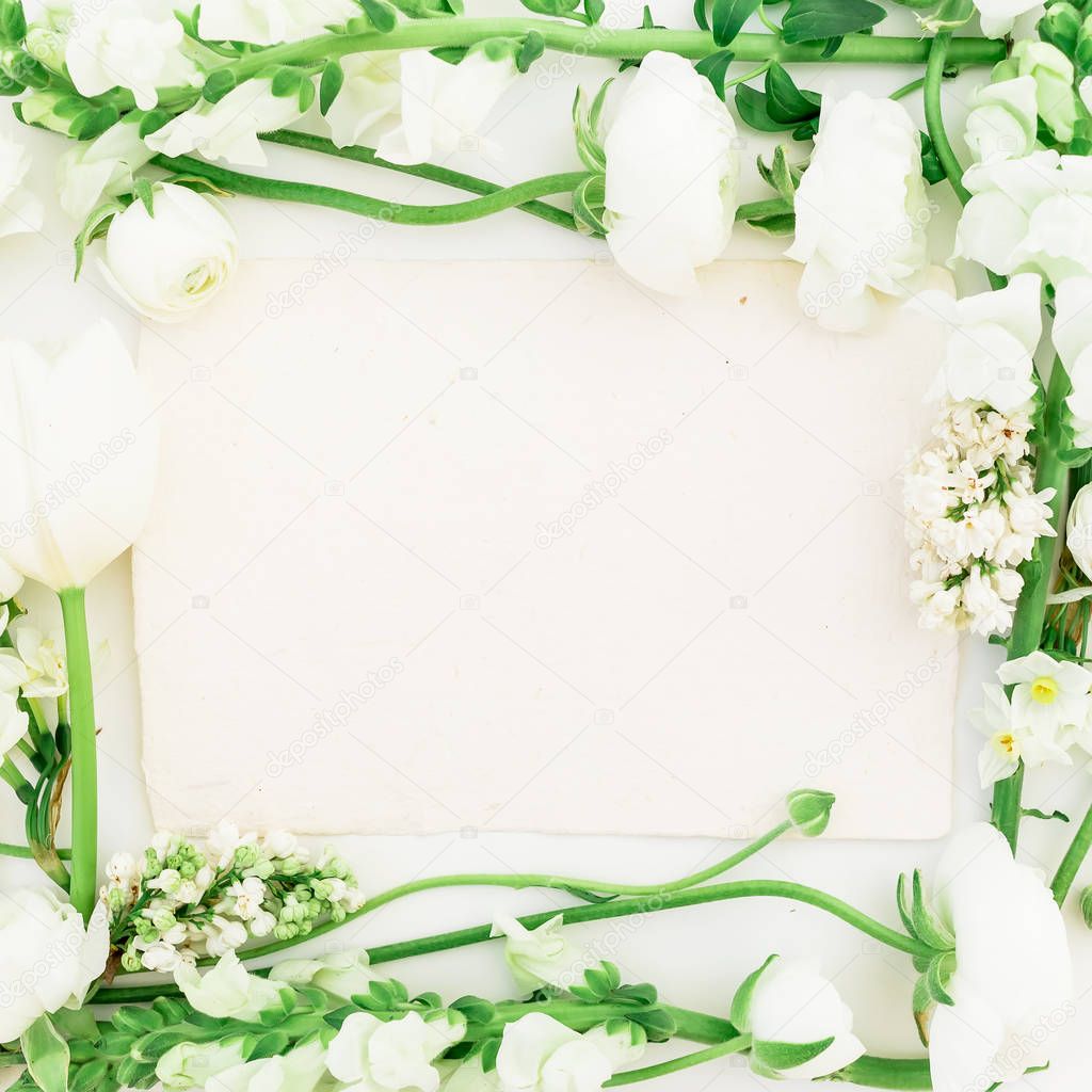 tender white flowers