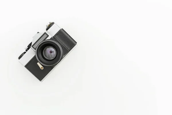 Old camera. Flat lay — Stock Photo, Image