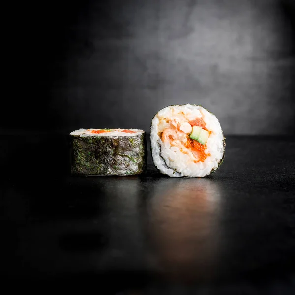 Delicious sushi rolls — Stock Photo, Image