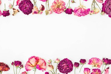 Güllü çiçekli çerçeve 