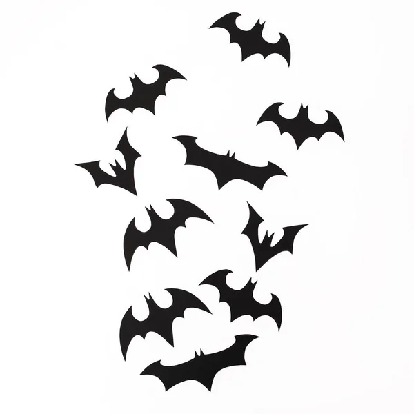 Ručně vyrobené černé netopýry — Stock fotografie