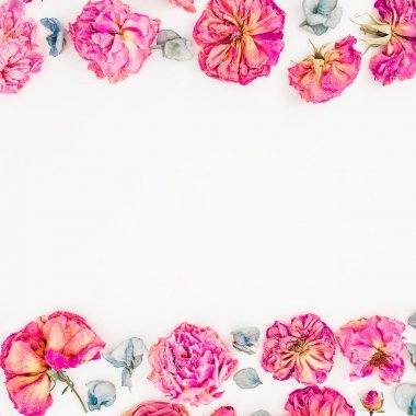 Güllü çiçekli çerçeve 