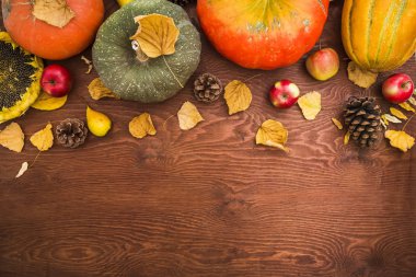 Şükran sonbahar arka plan. 