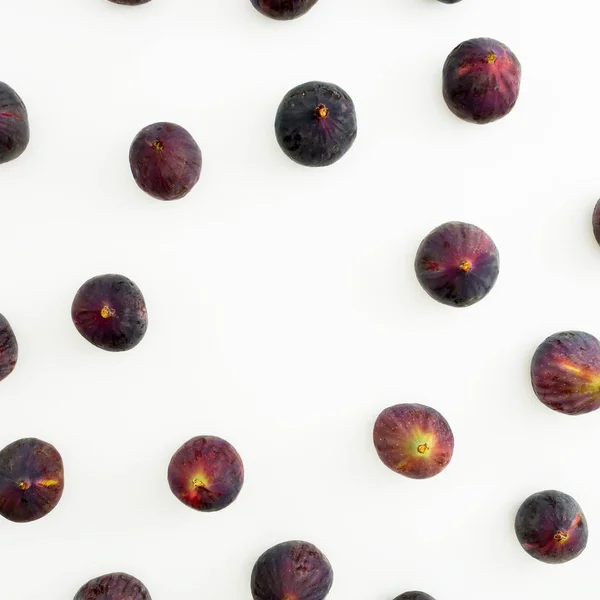 Patrón de fruta de higos negros — Foto de Stock