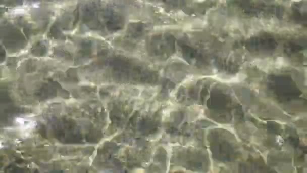 Onde e sfondo di sabbia. Texture naturale — Video Stock