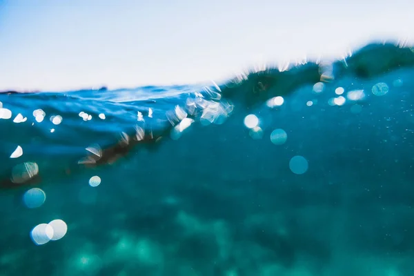 Textura de agua azul —  Fotos de Stock