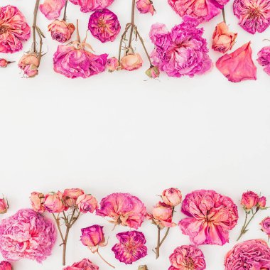 Güllü çiçekli çerçeve 