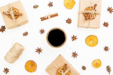 Noel dekorasyonu, kağıt hediye kutuları