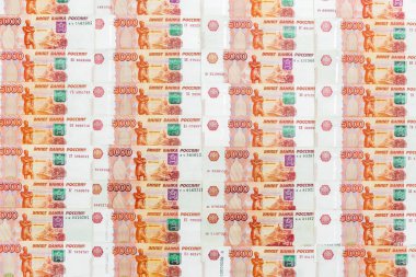 Para banknot, ruble arka plan