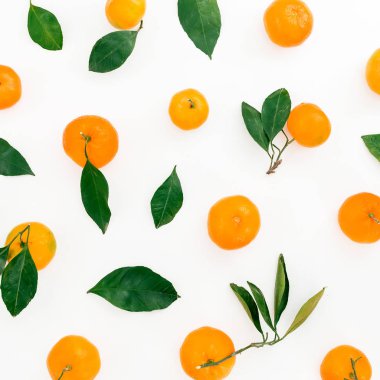 mandalina beyaz izole