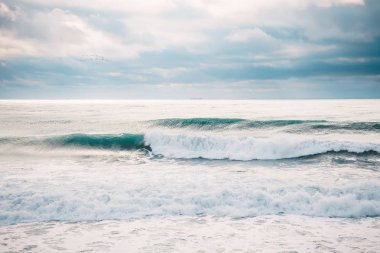 Mükemmel varil dalga ve sörfçü