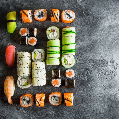 lezzetli suşi rulo 