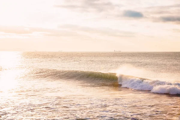 Perfect Ocean Wave Landscape Sunrise Sunset Colors — Stock Photo, Image