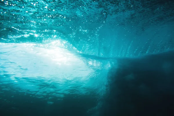 Подводный Вид Голубой Океан — стоковое фото