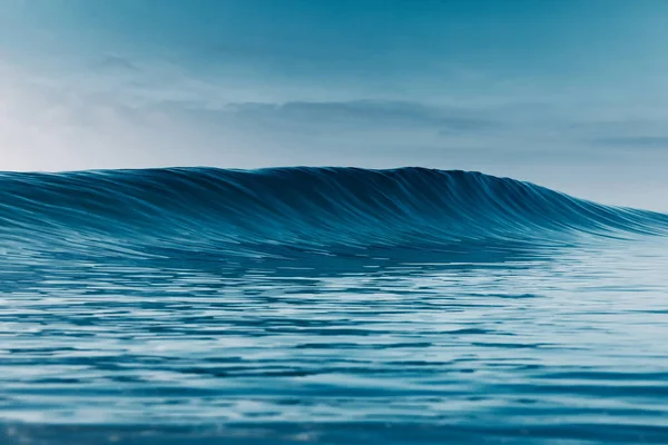 Onda Cristal Azul Oceano Onda Ruptura Luz Sol — Fotografia de Stock