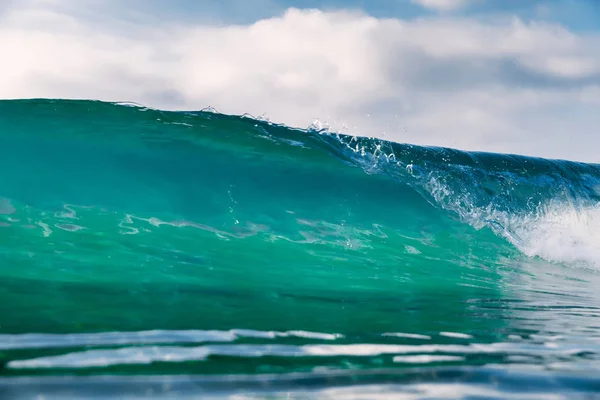 Barrel Wave Surfing Ocean Breaking Transparent Wave — Stock Photo, Image