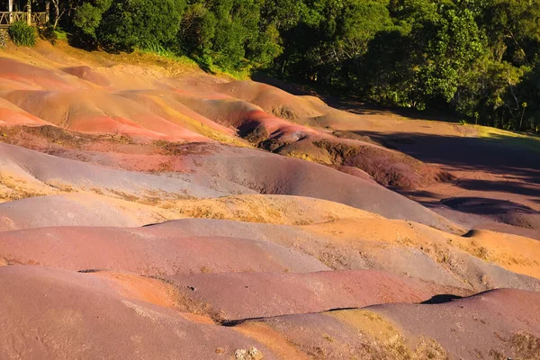 Chamarel Yedi Renkli Dünya Mauritius Adasındaki Ulusal Park — Stok fotoğraf