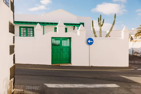 Teguise Lanzarote Hiszpania Kwietnia 2020 Stara Architektura Miasta Teguise — Zdjęcie stockowe