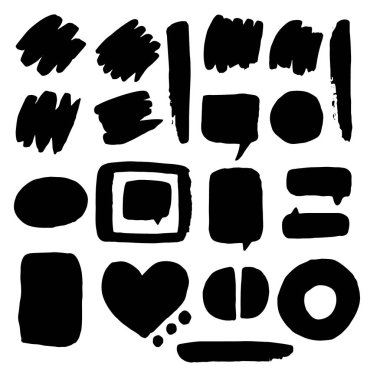 Konuşma balonu dizi doodle