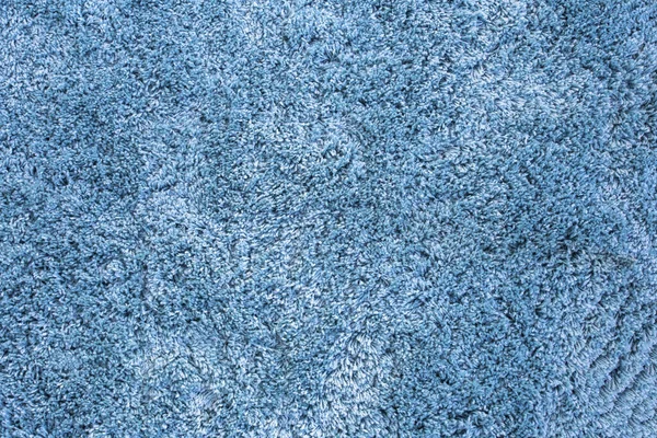 Blue fur carpet background texture Microfiber texture, light blue fluffy colored modern design — Stock Photo, Image