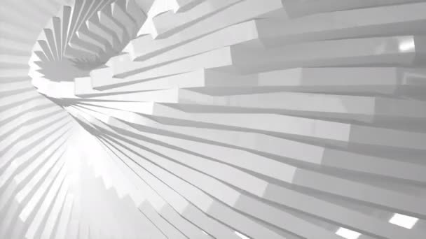 Texture d'animation géométrique blanche. Enregistrement en boucle .