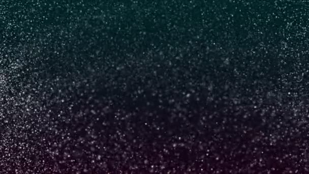 Realistic Dust Particles Dark Background Abstract Animation — Stock Video