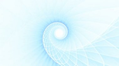 Animasyon pastel mavi soyut geometrik çizgileri.