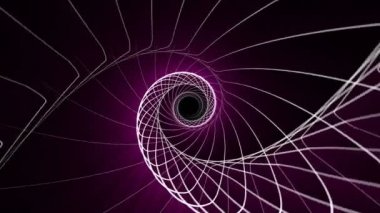 Mor neon soyut satırlarda koyu arka plan.