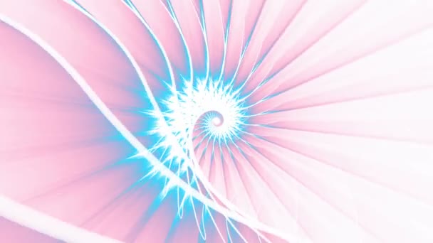 Pastell Rosa Abstrakta Geometriska Linjer Animation — Stockvideo