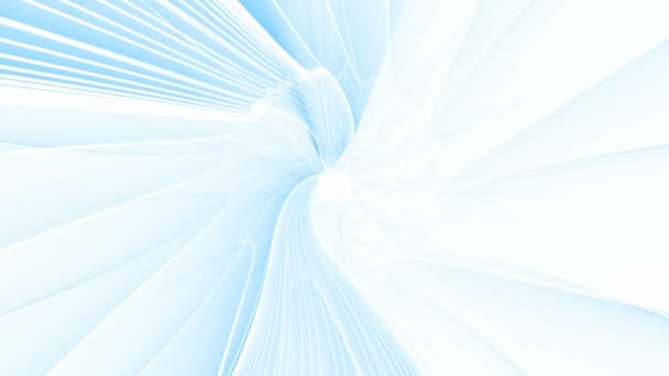 Abstracte Pastel Lijnen Animatie Witte Achtergrond — Stockvideo