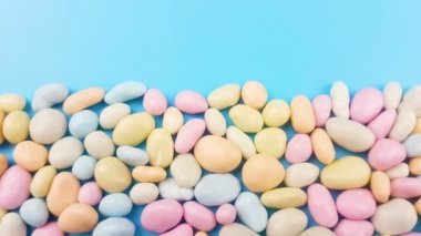 Tatlı pastel renk şeker mavi yüzeyi.
