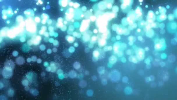 Paillettes Bleues Scintille Animation Brillante — Video