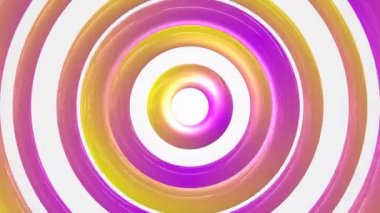 Soyut ultra violet sıvı cam animasyon daireler. Sorunsuz döngü görüntüleri.