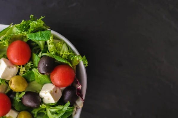 Salata vejetaryen yemek olduğunu — Stok fotoğraf