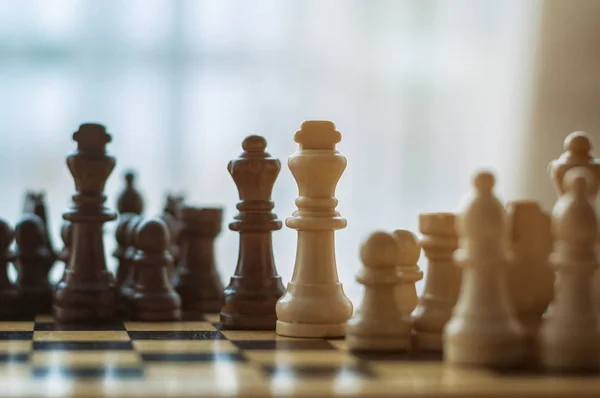 ボード上のチェス — ストック写真