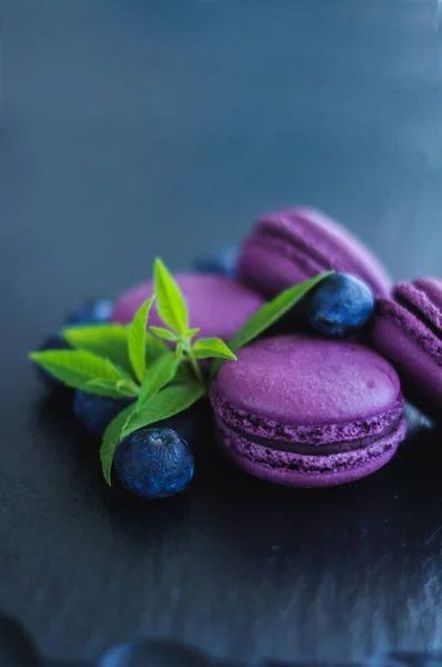 Macarrones con arándanos — Foto de Stock