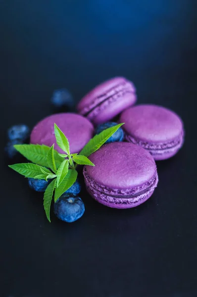 Macarrones con arándanos — Foto de Stock