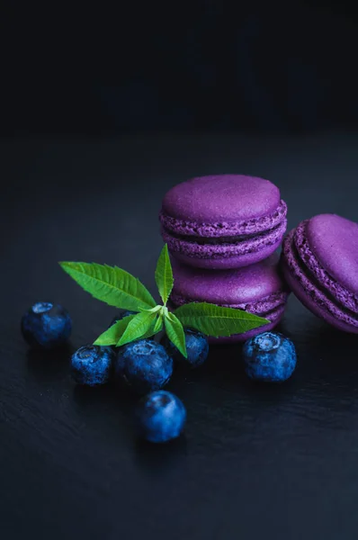 Macarrones con arándanos — Foto de Stock