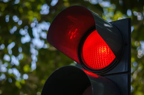 Semáforo rojo — Foto de Stock