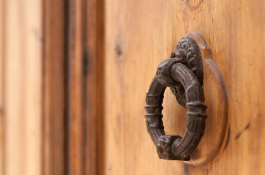 eski demir kapı tokmağı Ortaçağ ev