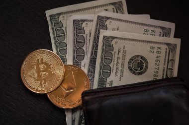 dolar, bitcoin ve eter