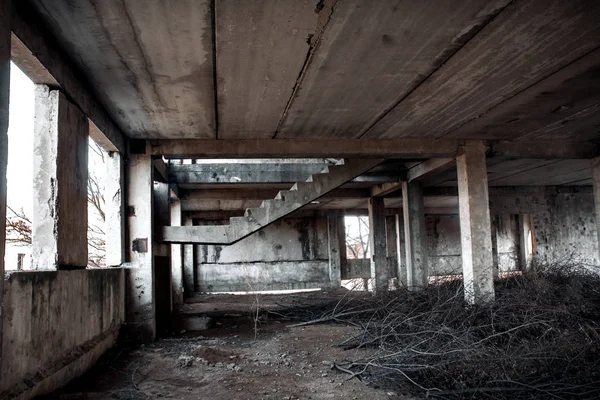 Старі сходи бетонні — стокове фото