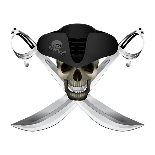 Pirate symbol Jolly Roger — Stock Vector